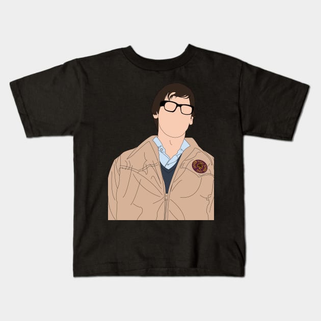 Brad Majors Kids T-Shirt by DaniVan